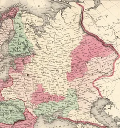 Johnsons Europa, veröffentlicht von Johnson und Ward